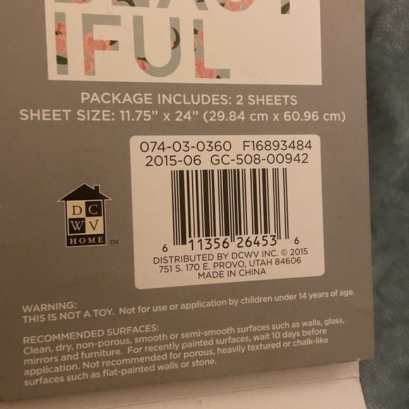 Beautiful Wall Decal 🌸 Floral Letters Nursery Room Wall Decor - Picture 10 of 11